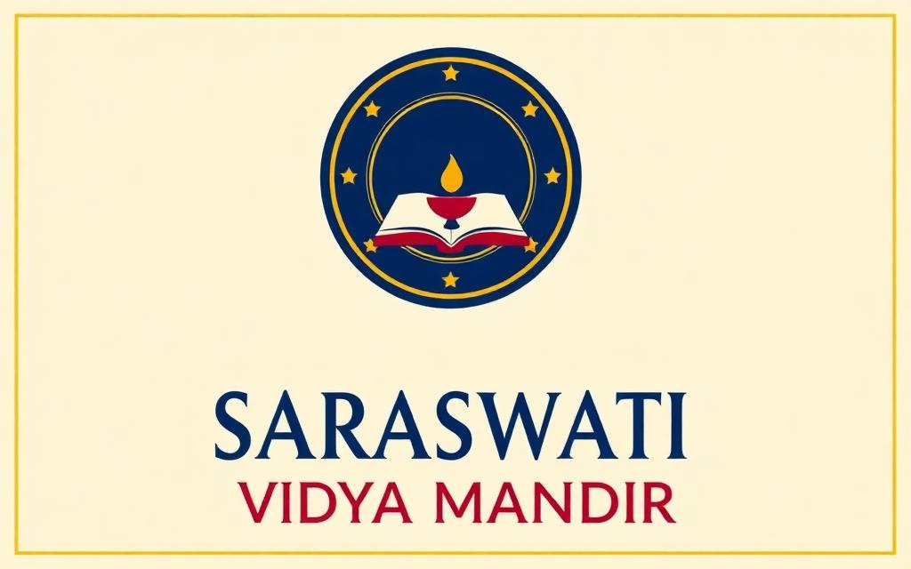 Saraswati Vidya Mandir school logo