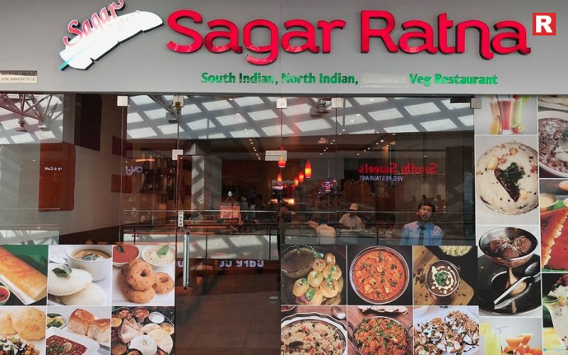 Sagar Ratna Veg Restaurant signboard