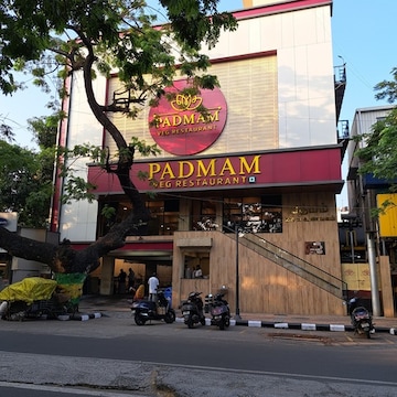 Padmam Veg Restaurant signboard